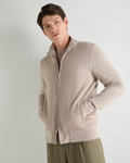 Men's Suede Front Zip Through