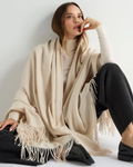 Unisex Vireiya Woven Cashmere Blanket