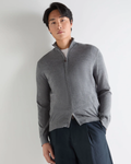 Men's Vireiya Fine Gauge Cashmere Full Zip Jumper