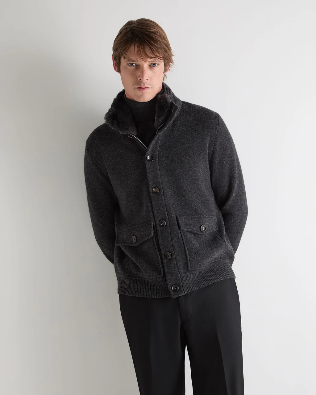 Men's Vireiya Knitted Cashmere Jacket