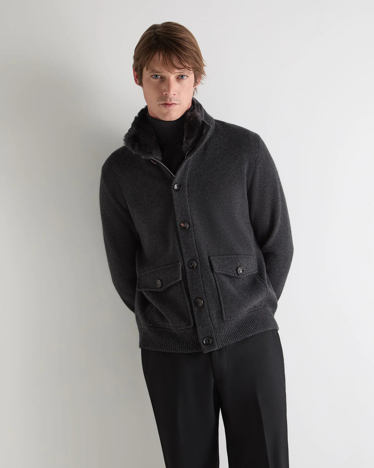 Men's Vireiya Knitted Cashmere Jacket