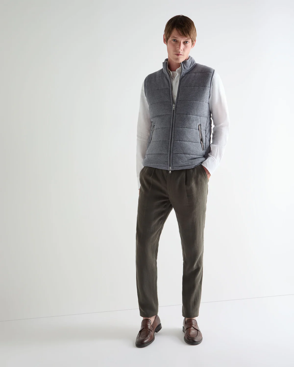 Men's Mall Reversible Cashmere Gilet