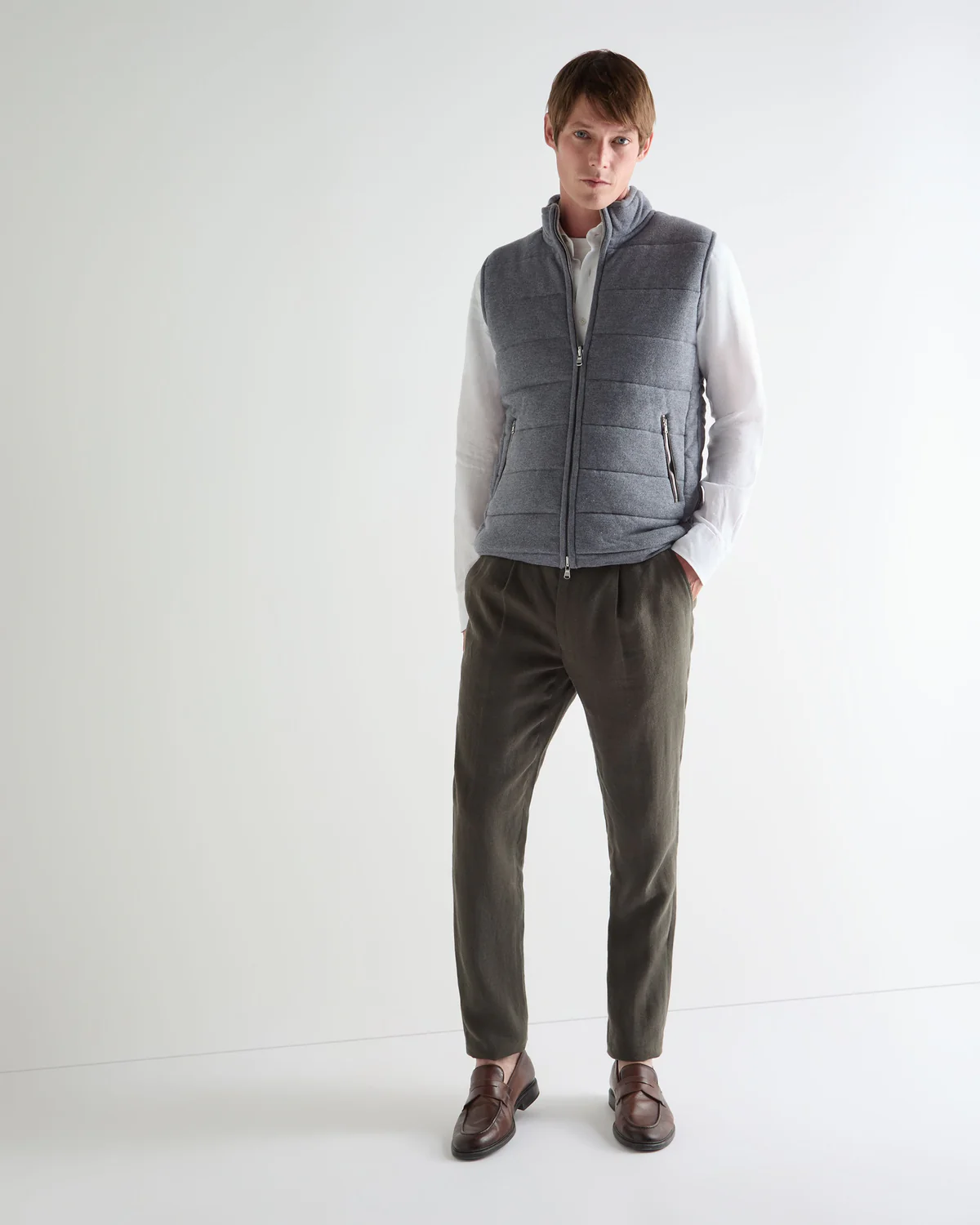 Men's Mall Reversible Cashmere Gilet
