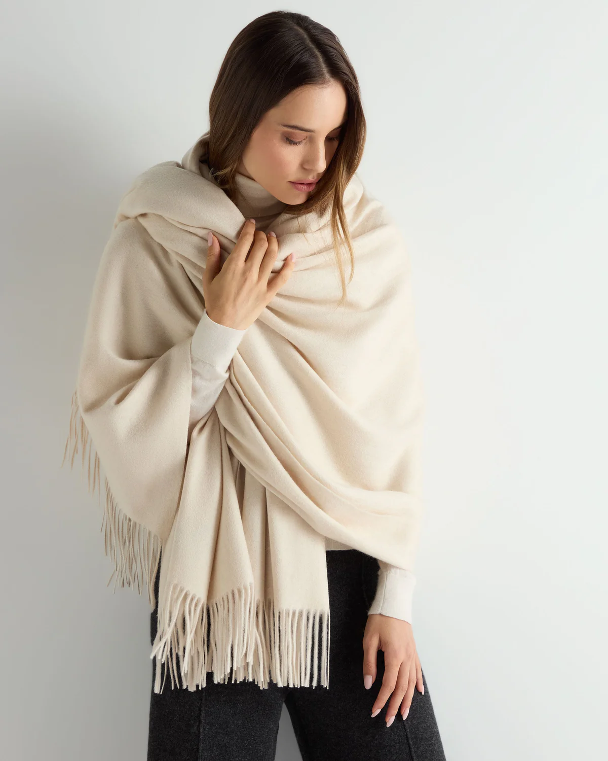 Unisex Vireiya Woven Cashmere Blanket