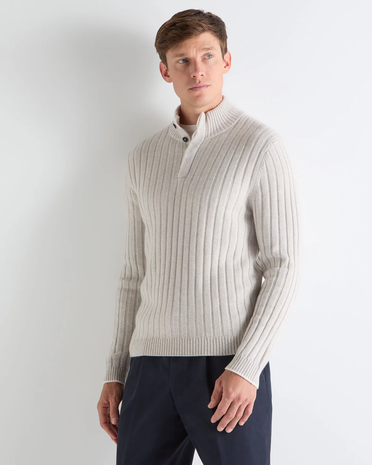 Vireiya Half Button Sweater