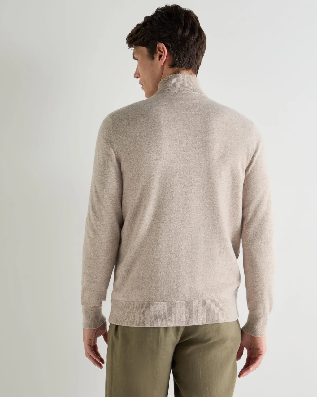 Men's Suede Front Zip Through