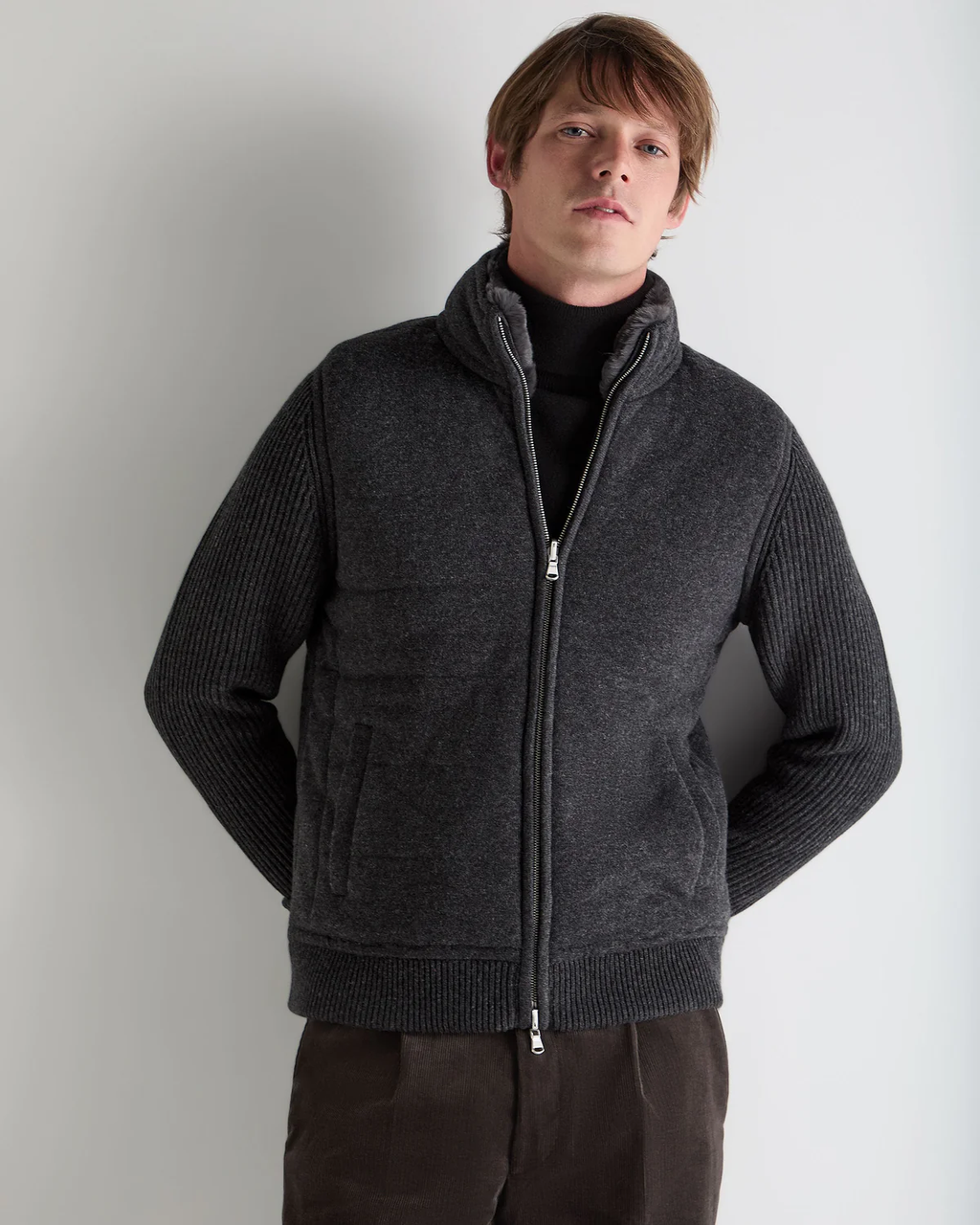 Men's Vireiya Padded Cashmere Jacket